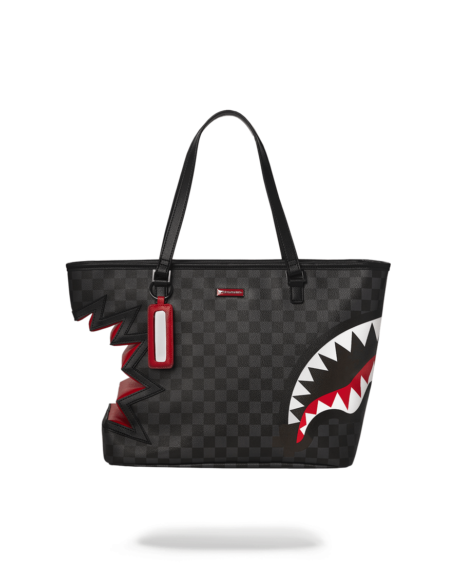 Sprayground SHARK BITE SHARKS IN PARIS GRAY TOTE