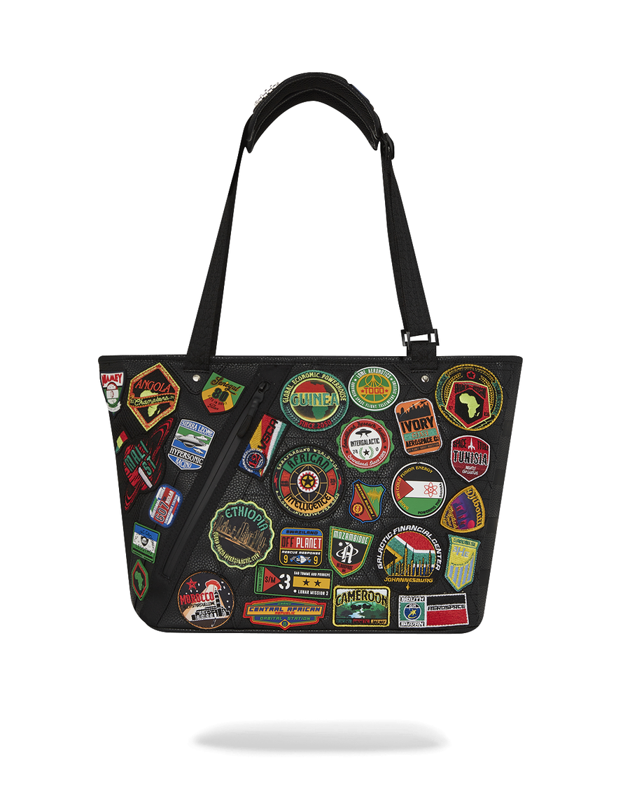 Sprayground A.I. THE 54 (PATCHES OF AFRICA) CARGO TOTE