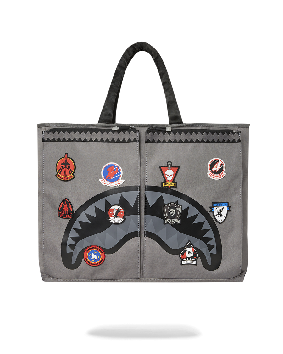 Sprayground Top Gun Lennon Miehistön Virallinen Yhteistyölentäjä Tote