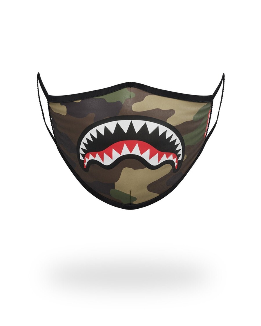 Sprayground CAMO SHARKMOUTH FORM-FITTING MASK