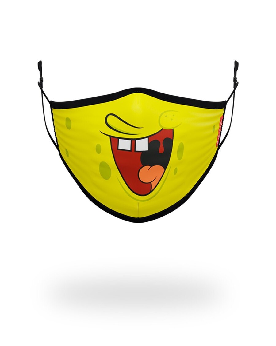 Sprayground ADULT SPONGEBOB SMILE FORM FITTING FACE-COVERING