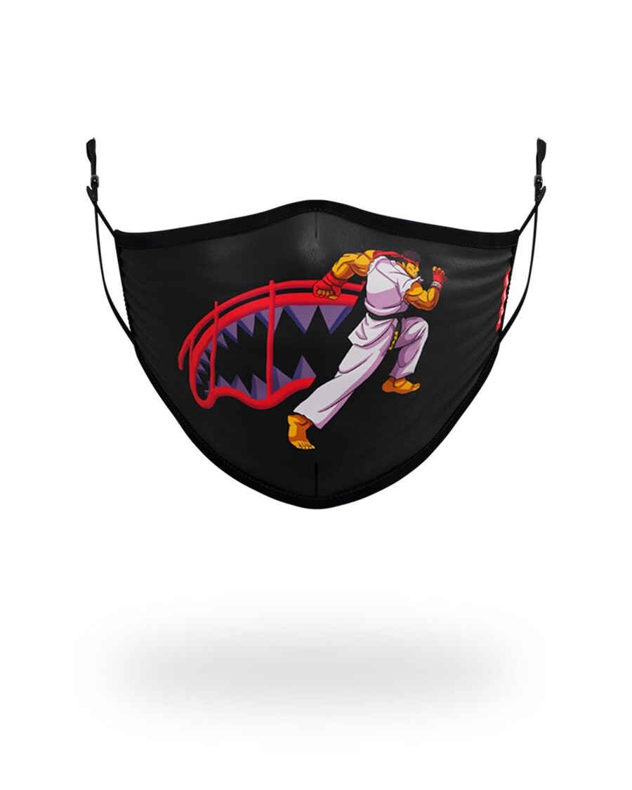 Sprayground ADULT STREET FIGHTER RYU SHARK FORM FITTING FACE-COVERING