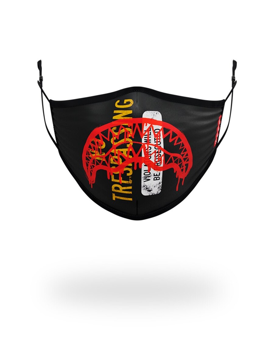 Sprayground ADULT NO TRESSPASSING FORM FITTING FACE MASK