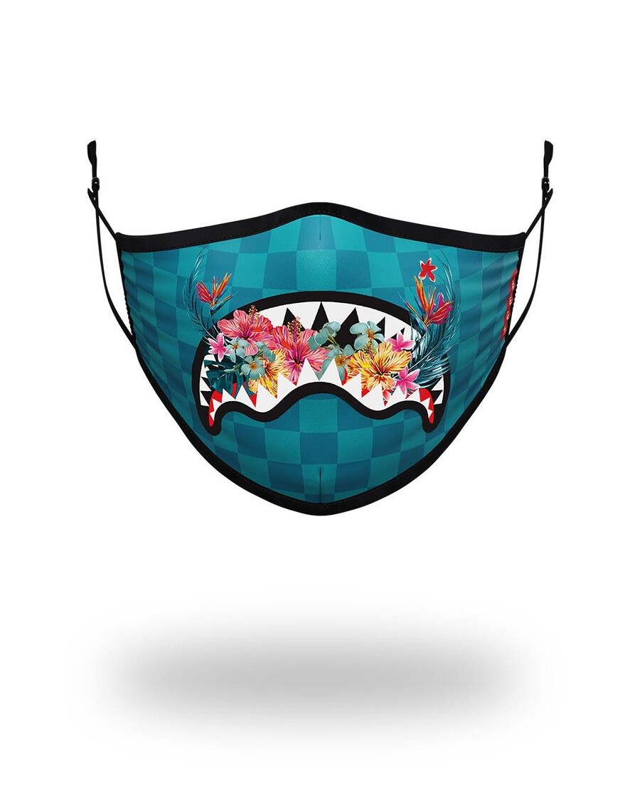 Sprayground ADULT BLOSSOM SHARK FORM FITTING FACE MASK