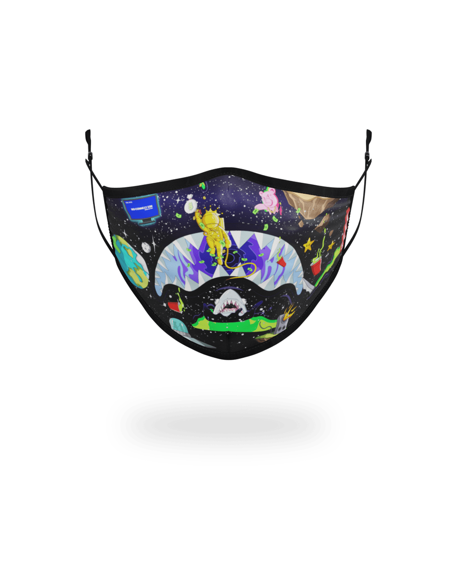 Sprayground ADULT ASTRO PARTY FORM-FITTING FACE MASK