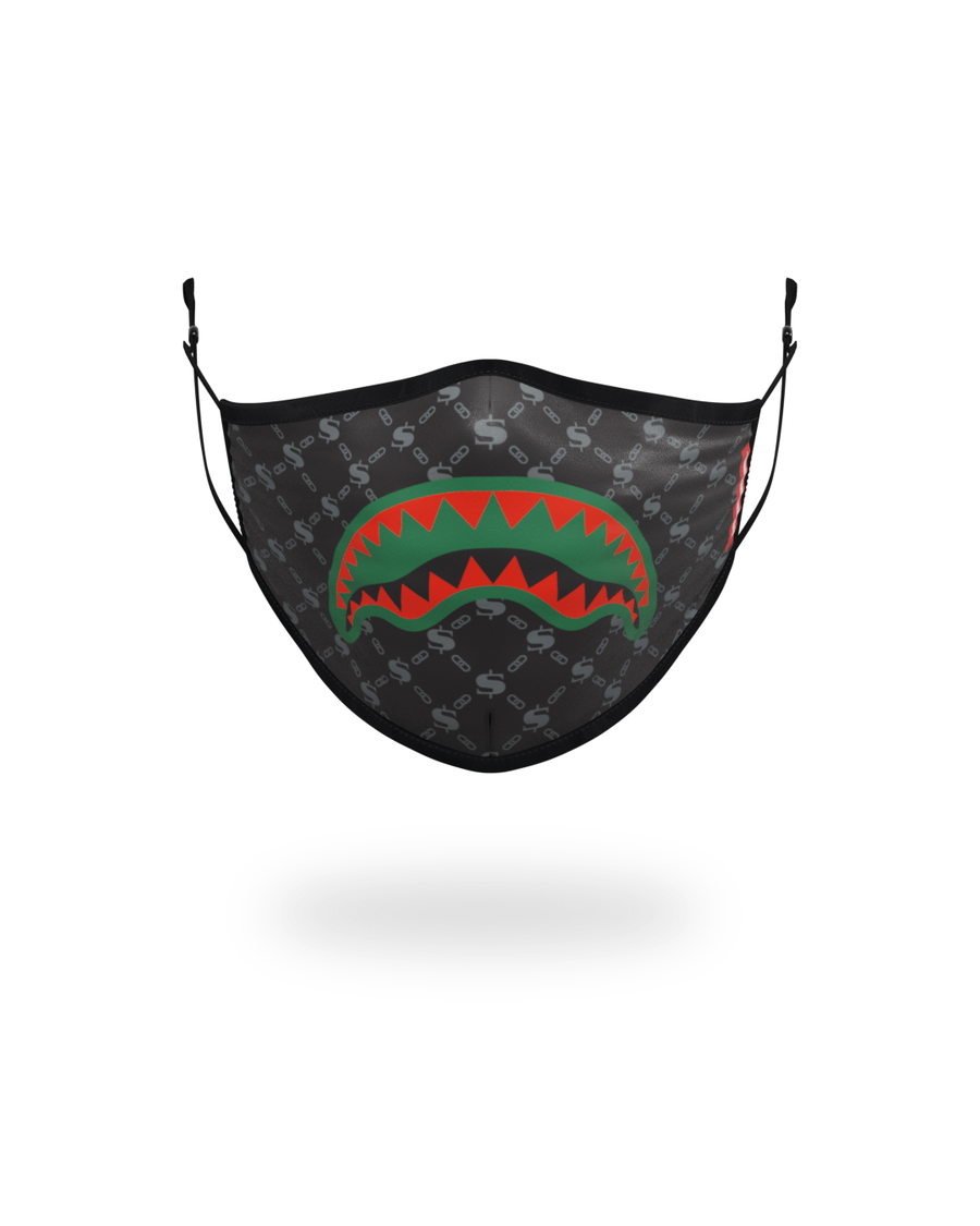 Sprayground ADULT SPUCCI (BLACK) FORM-FITTING FACE MASK