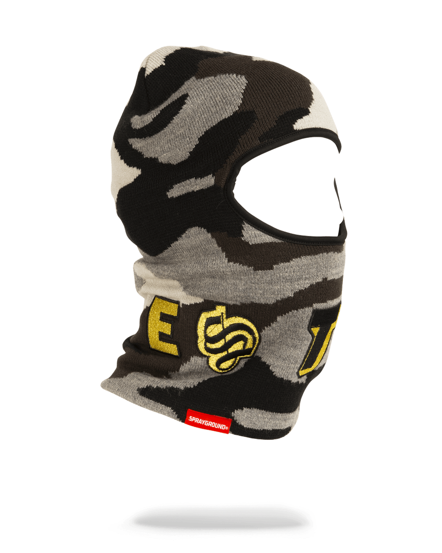 Sprayground DESTROY SKI MASK (GOLD CAMO)