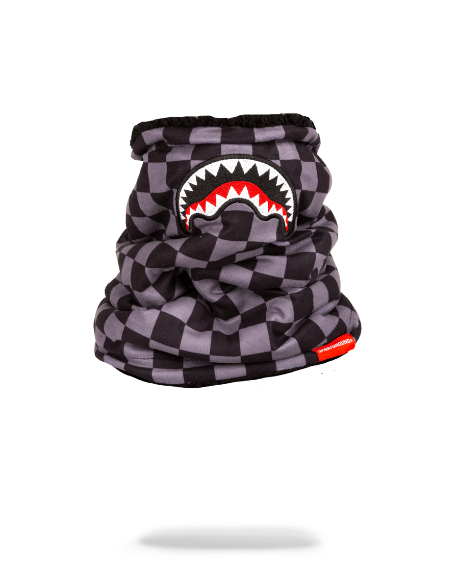 Sprayground CHECKERED SHARK NECK WARMER