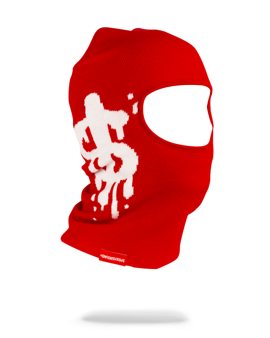 Sprayground MONEY DRIP SKI MASK (RED)