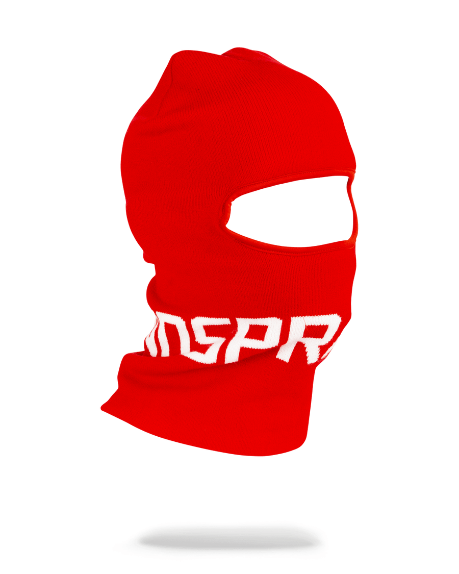 Sprayground RED SPRAYGROUND LOGO SKI MASK