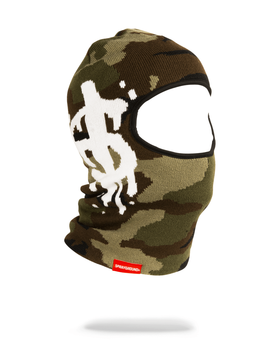 Sprayground CAMO MONEY DRIP SKI MASK