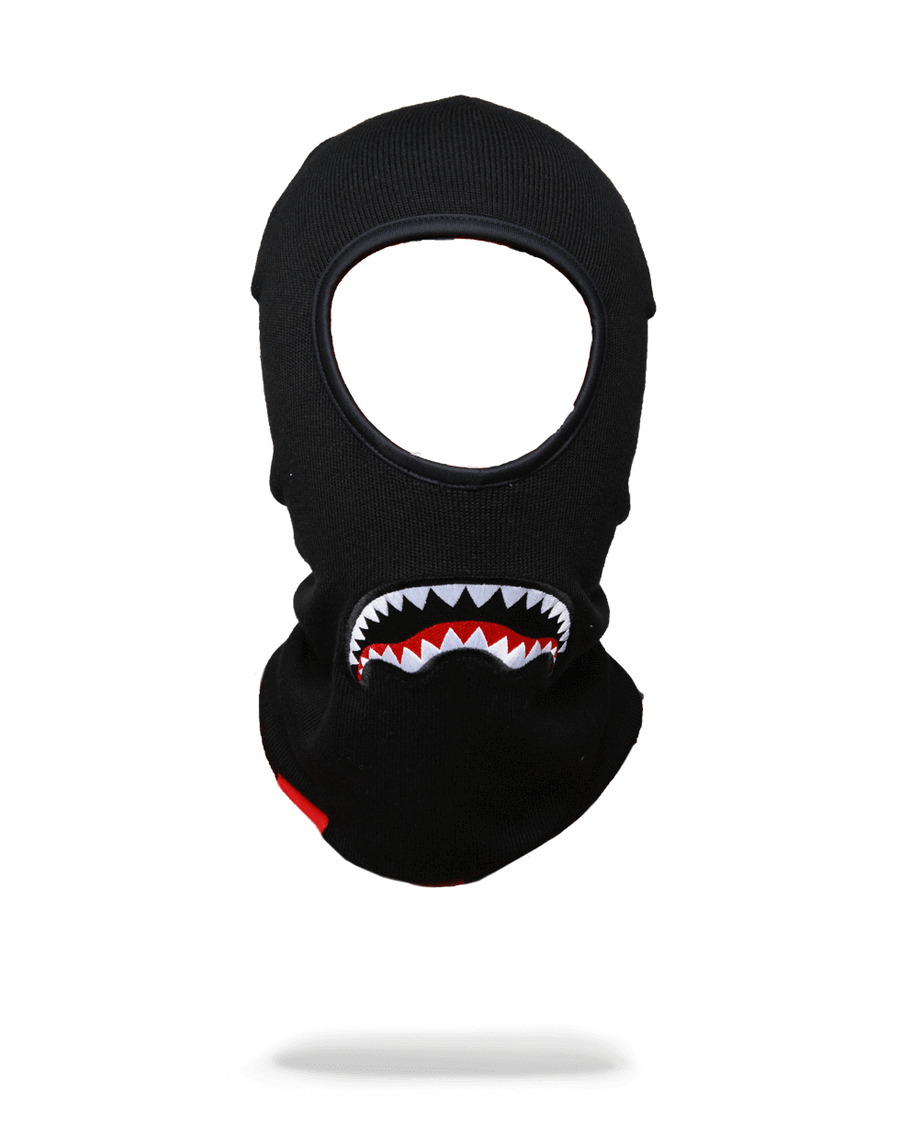 Sprayground BLACK SHARKMOUTH SKI MASK