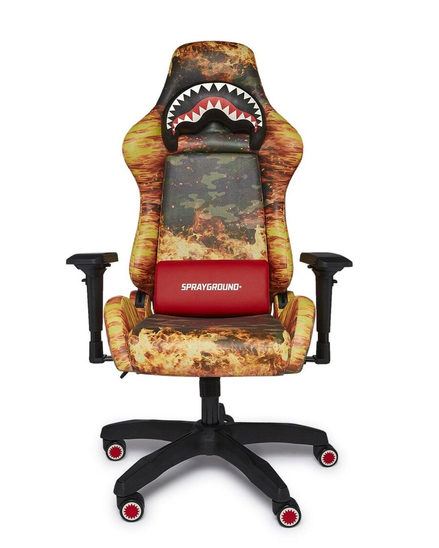 Sprayground FIRE CAMO GAMING CHAIR - SUPER RARE