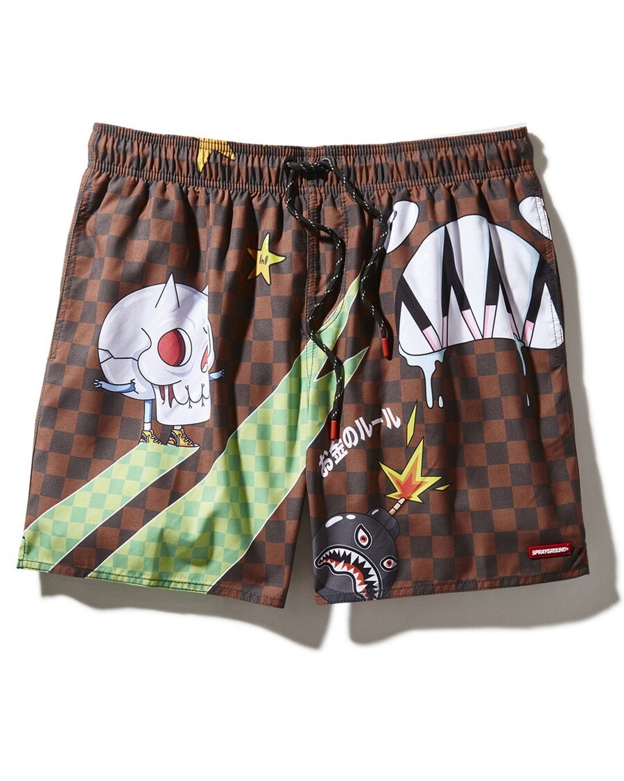 Sprayground WTF SHARK SHOTO SWIM TRUNKS