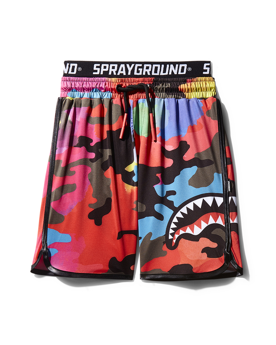 Sprayground KIDS CAMOBURST SWIM TRUNKS