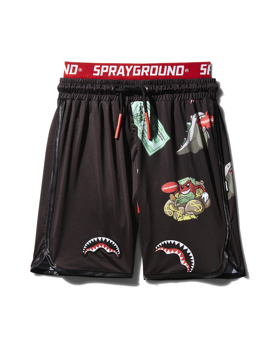 Sprayground KIDS PATCH ALL-IN SWIM TRUNKS (BLACK)