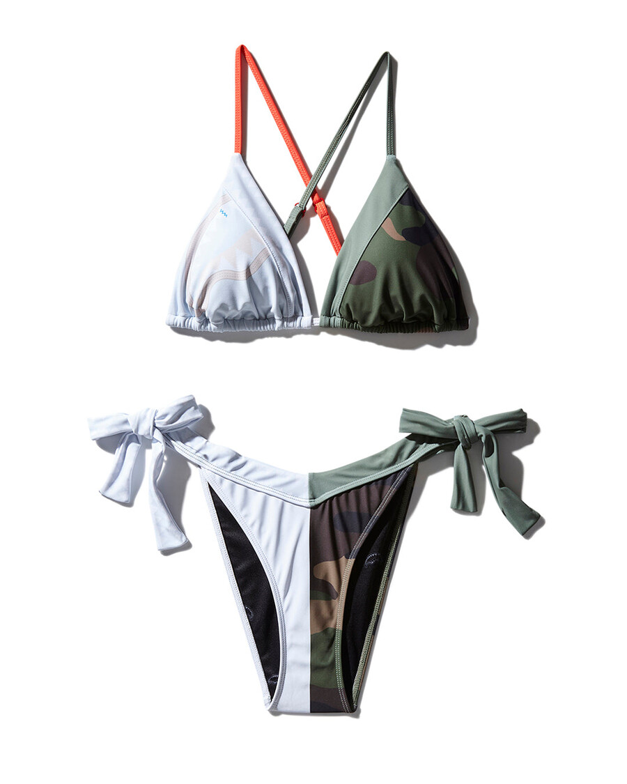 Sprayground SPLIT BITE CAMO BIKINI