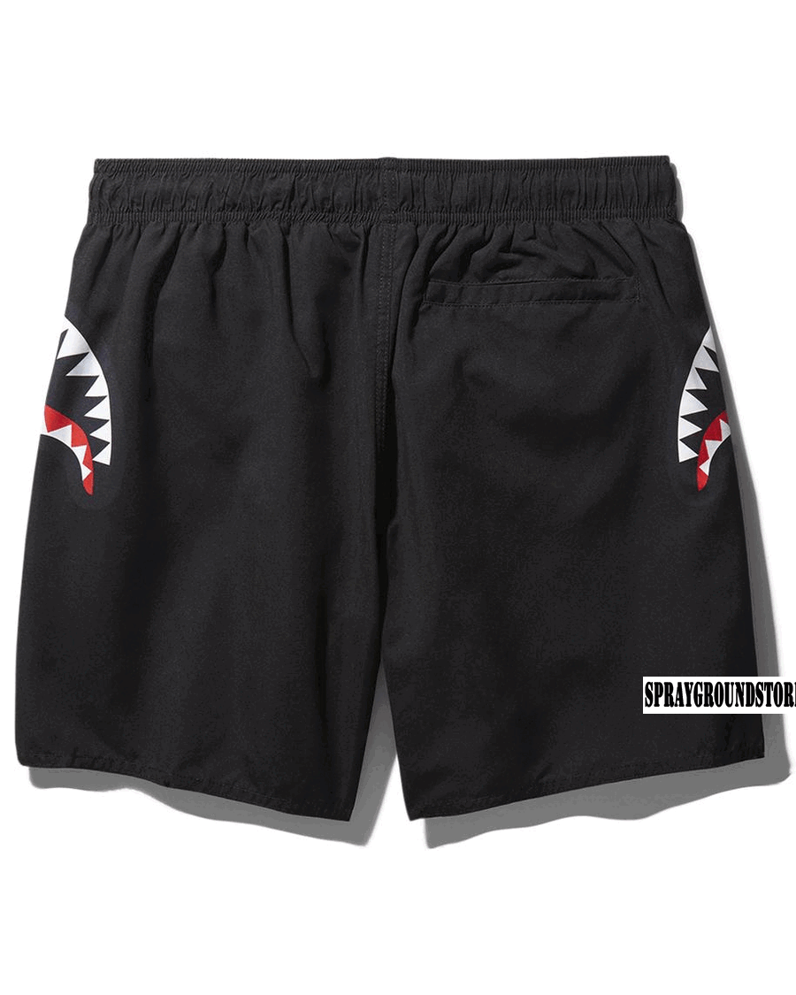 Sprayground SHARK CENTRAL MIDNIGHT SWIM TRUNKS