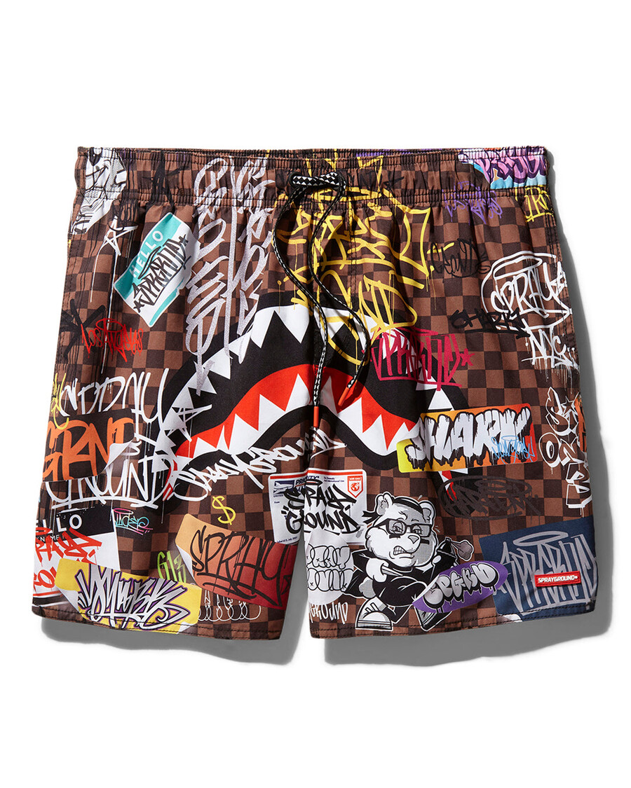 Sprayground SHARKS IN PARIS JETSKI SWIM TRUNKS