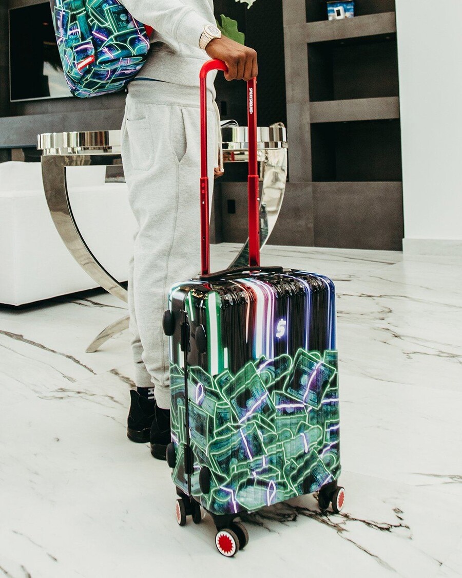 Sprayground 暗号通貨スタック (CRYPTO STACKS) LUGGAGE