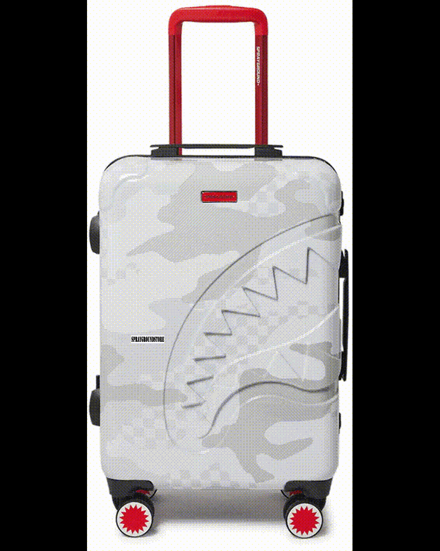 Sprayground 3AM LE BLANC SHARKNAUTICS HARDSHELL CARRY-ON LUGGAGE