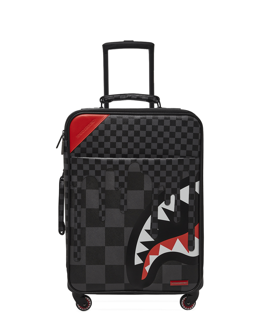 Sprayground XTC GREY SHARKS IN PARIS JETSETTER CARRY-ON LUGGAGE