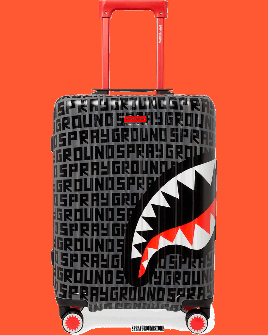 Sprayground SHARKFINITY STEALTH PILOT SHARKNAUTICS HARDSHELL CARRY-ON LUGGAGE