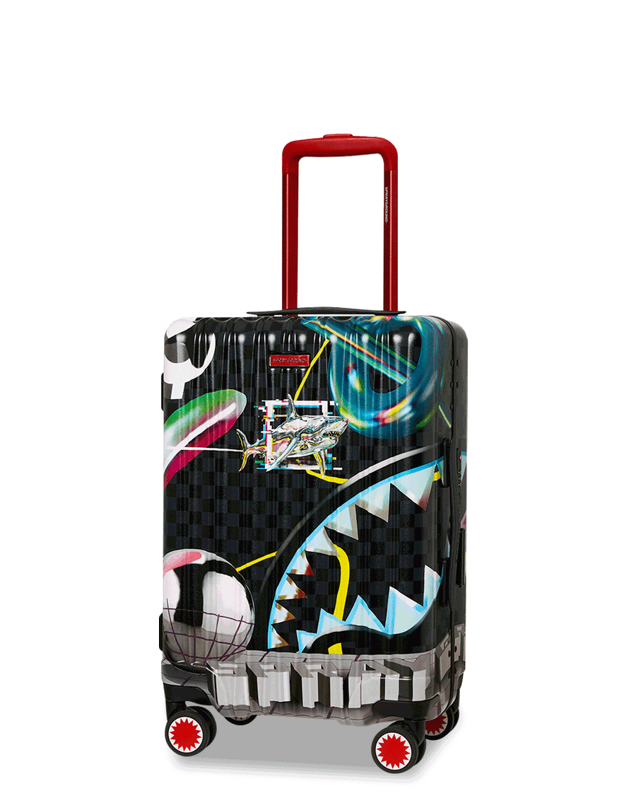 Sprayground MIND TRIP SHARK DOSE SHARKNAUTICS HARDSHELL CARRY-ON LUGGAGE