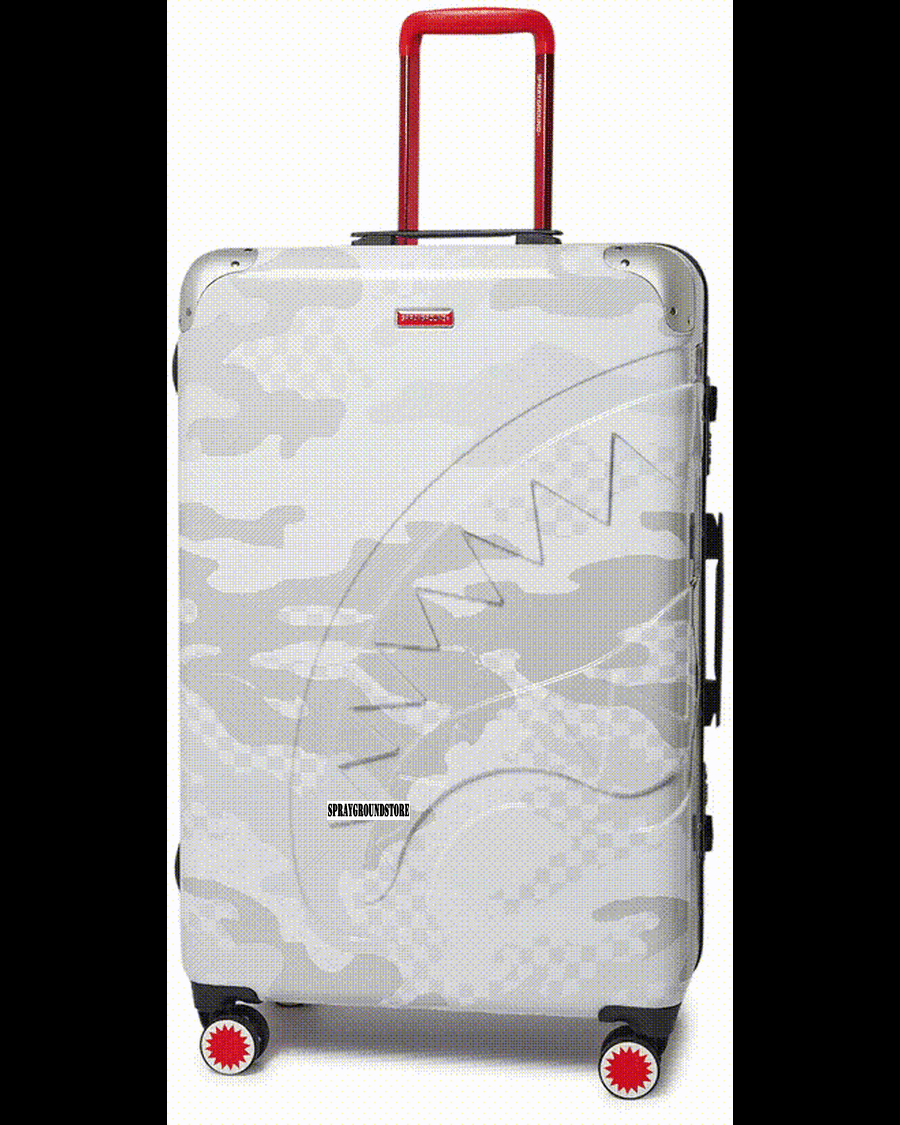 Sprayground 3AM LE BLANC SHARKNAUTICS HARDSHELL FULL-SIZE LUGGAGE