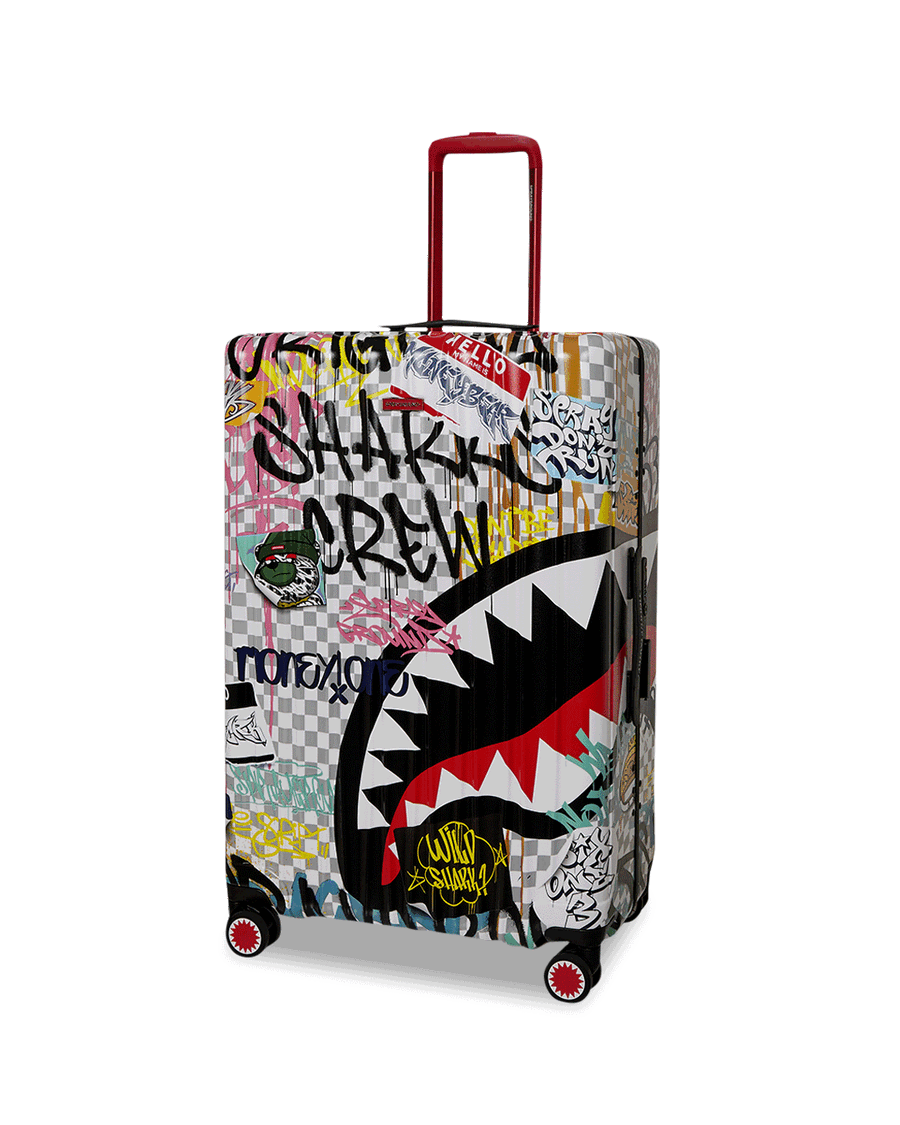 Sprayground CREATE ANOTHER DAY SHARKNAUTICS HARDSHELL FULL-SIZE LUGGAGE